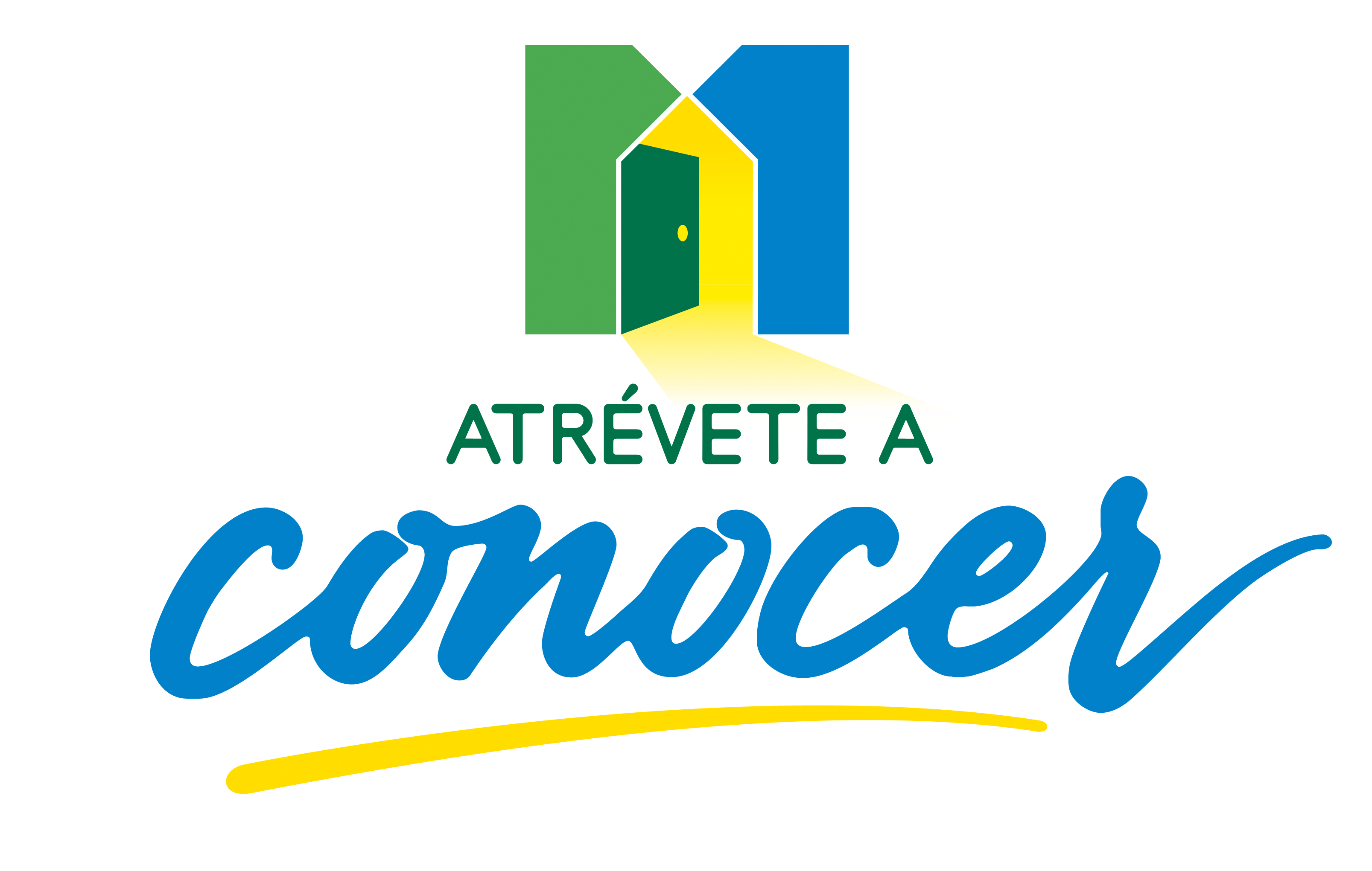 Logo oficial del objetivo anual: Atrévete a conocer